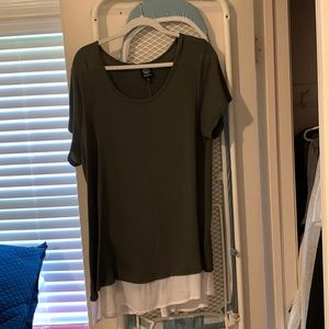 Bobeau Green Short Sleeve XL